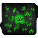 C-Tech Anthea Cyber Green herná podložka pod myš 320 x 270 mm, obšité okraje