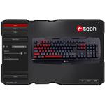 C-Tech Echion GKB-37, herná klávesnica, CZ/SK, mechanická s Kailh RED spínači, 7 farieb podsvietenia, programov., USB