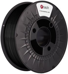 C-Tech Essential Line, PLA, filament, 1,75mm, 1kg, čierny