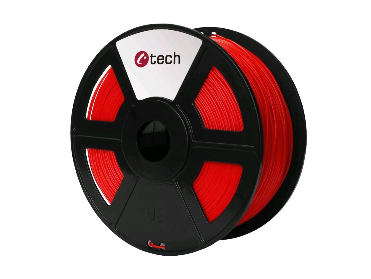C-TECH (filament) PETG, 1,75mm, červená