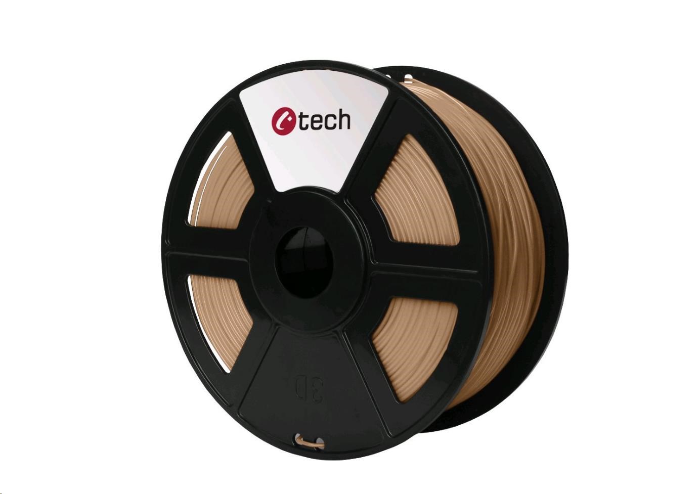 C-TECH (filament) PLA 1,75mm, drevo