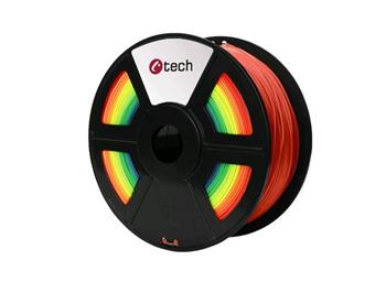 C-TECH ( filament ) PLA 1,75mm, dúhová