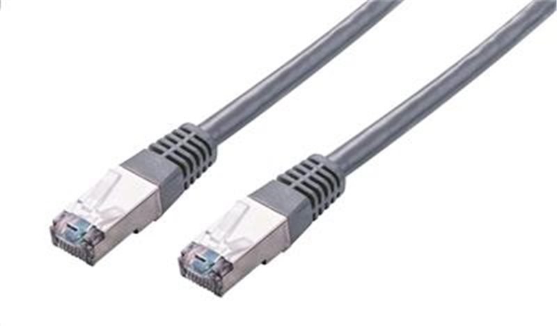 C-Tech kábel patchcord Cat5e, FTP, sivý, 20m