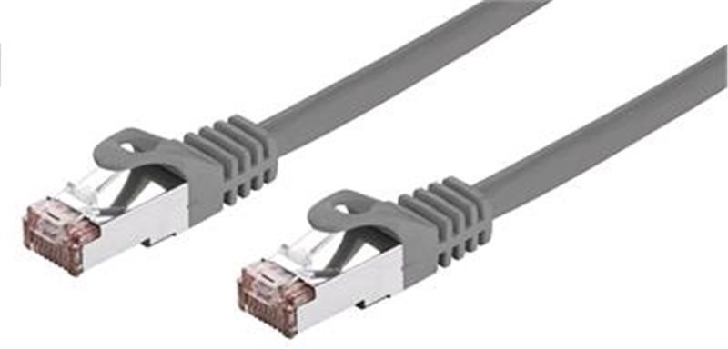 C-Tech kábel patchcord Cat6, FTP, sivý, 20m