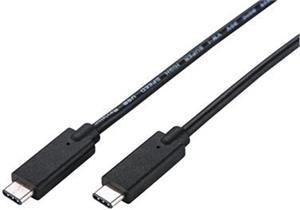 C-Tech kábel USB-C 3.2, PD 100W, 20Gbps, 1m, čierny