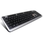 C-Tech KB-102, čierno-strieborná klávesnica, USB, slim, SK