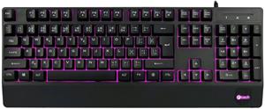 C-TECH KB-104BK herná klávesnica, 3 farby podsvietenia, CZ/SK, čierna