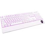 C-TECH KB-104W herná klávesnica, 3 farby podsvietenia, CZ/SK, biela