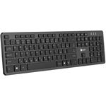 C-Tech KB-115, bezdrôtová klávesnica, 2.4Ghz, slim, CZ/SK