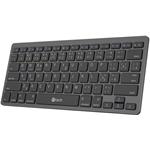 C-Tech KB-120S Dual mode, bezdrôtová klávesnica, BT5.0 + 2,4GHz, USB nano receiver, CZ/SK
