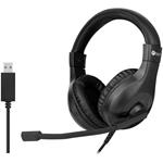 C-Tech MHS-05, slúchadlá k PC, USB, čierne