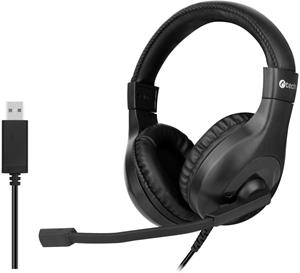 C-Tech MHS-05, slúchadlá k PC, USB, čierne