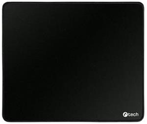 C-Tech MP-01S-BK, podložka pod myš, 240x200x4mm, obšité okraje, čierna