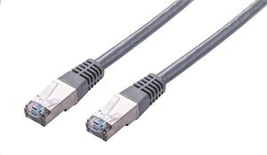 C-Tech patchcord Cat5e, FTP, kábel, 2m, sivý
