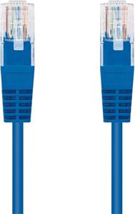 C-Tech patchcord Cat5e, UTP, kábel, 3m, modrý