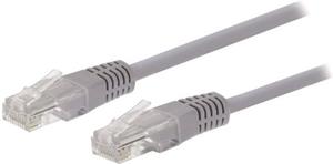 C-Tech patchcord Cat5e, UTP, kábel, 3m, sivý
