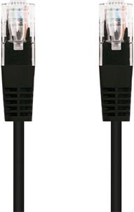 C-Tech patchcord Cat5e, UTP, kábel,  5m, čierny