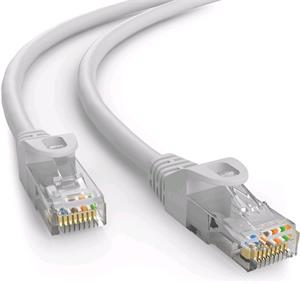 C-Tech patchcord Cat6, UTP, kábel, 1m, sivý