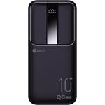 C-Tech powerbanka 10000mAh, Li-Pol, 22,5W, USB-C, USB-A, micro USB, (rozbalené)
