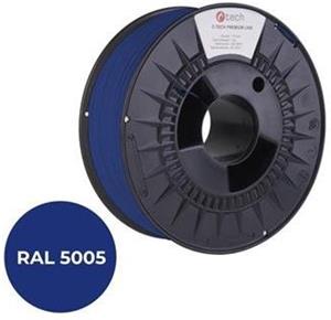 C-Tech PREMIUM LINE tlačová struna (filament), PLA, signálna modrá, RAL5005, 1,75mm, 1kg