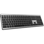 C-Tech Quallis KB-118 Dual mode, bezdrôtová klávesnica, BT5.0 + 2,4GHz, scissors tlačidlá, USB nano receiver, CZ/SK