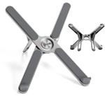 C-Tech Quallis NTS-100, stojan na notebook, do 15.6", skladací, hliníkový