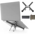 C-Tech Quallis NTS-100, stojan na notebook, do 15.6", skladací, hliníkový