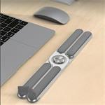 C-Tech Quallis NTS-100, stojan na notebook, do 15.6", skladací, hliníkový