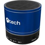 C-Tech SPK-08L, bluetooth reproduktor, modrý