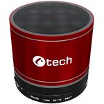 C-Tech SPK-08R, bluetooth reproduktor, červený