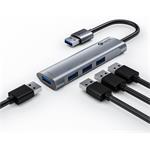 C-Tech UHB-U3-AL, USB HUB, 4x USB 3.2 Gen 1