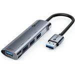 C-Tech UHB-U3-AL, USB HUB, 4x USB 3.2 Gen 1