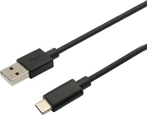 C-Tech USB 2.0 A na USB-C kábel, 2m, čierny