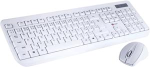 C-Tech WLKMC-01 bezdrôtový combo set,  klávesnica a myš, USB, CZ/SK, biely