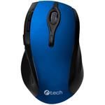 C-Tech WLM-11 čierno-modrá, bezdrôtová, programovateľná.USB. Nano receiver. Wireless