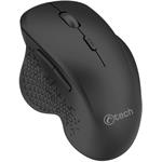 C-Tech WLM-14BK Dual mode, bezdrôtová myš, BT5.0 + 2,4GHz, čierna