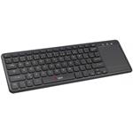 C-TECH WLTK-01, bezdrôtová klávesnica s touchpadom, SK+CZ, čierna