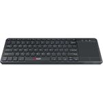 C-Tech WLTK-01, bezdrôtová klávesnica s touchpadom, SK+CZ, čierna, (rozbalené)