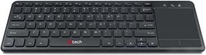C-Tech WLTK-01, bezdrôtová klávesnica s touchpadom, SK+CZ, čierna, (rozbalené)