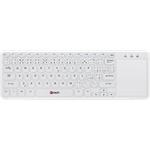 C-TECH WLTK-01W, bezdrôtová klávesnica s touchpadom, SK+CZ, biela