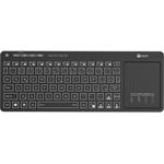 C-Tech WLTK-03 Dual mode, bezdrôtová klávesnica s touchpadom, BT5.0 + 2,4GHz, čierna