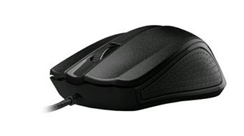 C-Tech WM-01, drôtová myš, čierna, USB