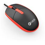 C-Tech WM-10, myš, USB, čierno-červená