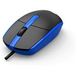 C-Tech WM-10, myš, USB, čierno-modrá