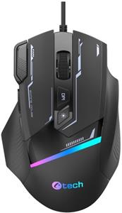 C-Tech Zyra, herná myš, čierna