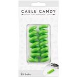 Cable Candy Snake káblový organizér, 2 ks, zelený