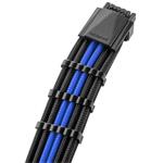 CableMod C-Series Pro ModMesh 12VHPWR káblová súprava pre Corsair RM, RMi, RMx (Black Label), čierna/modrá