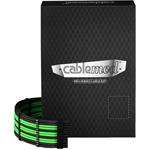 CableMod C-Series Pro ModMesh 12VHPWR káblová súprava pre Corsair RM, RMi, RMx (Black Label) - čierna/zelená