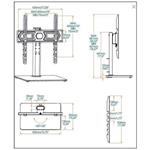 Cabletech UCH0022-S, univerzálny stojan TV 32"-55"