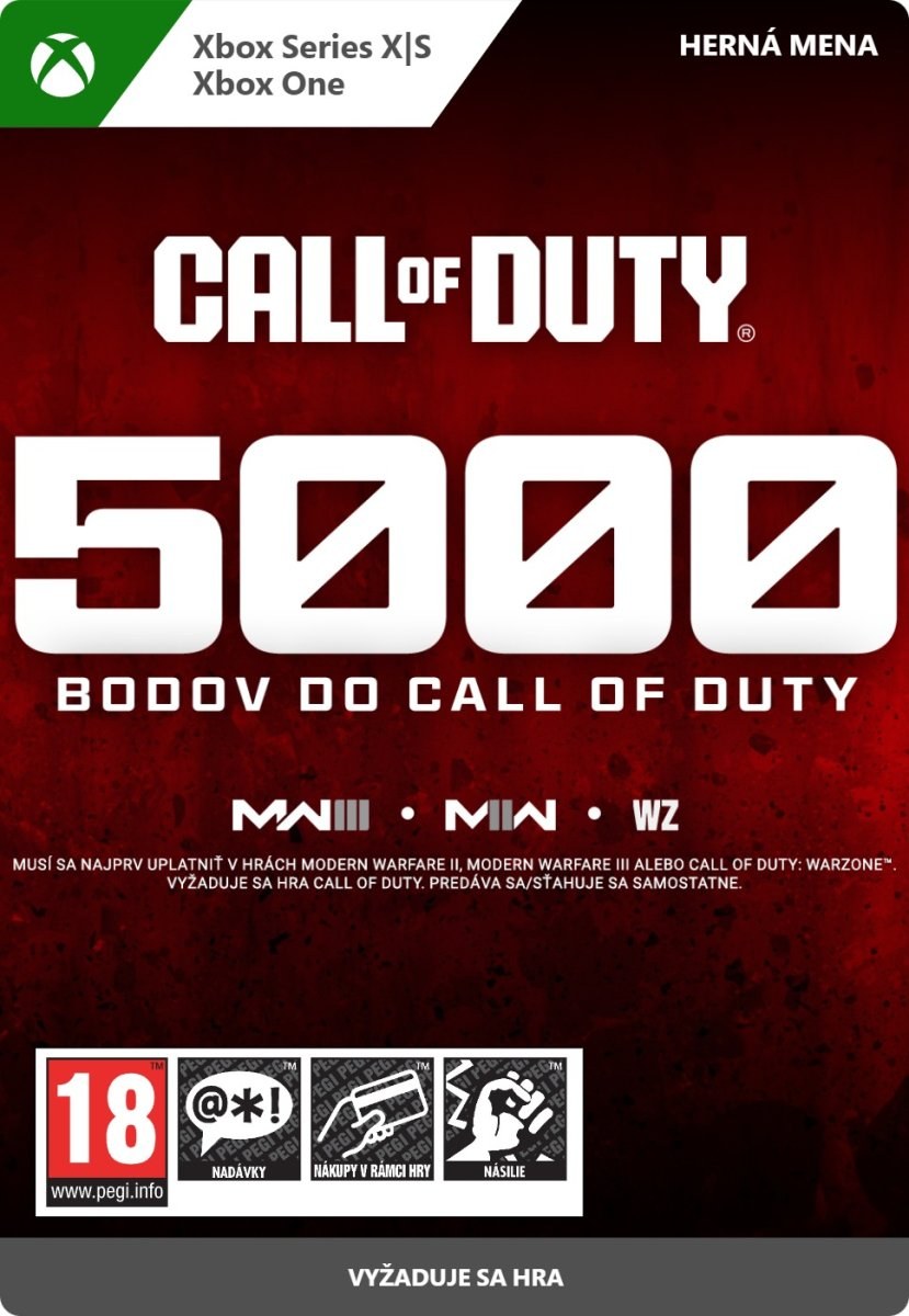 Call of Duty 5000 Points, pre Xbox
